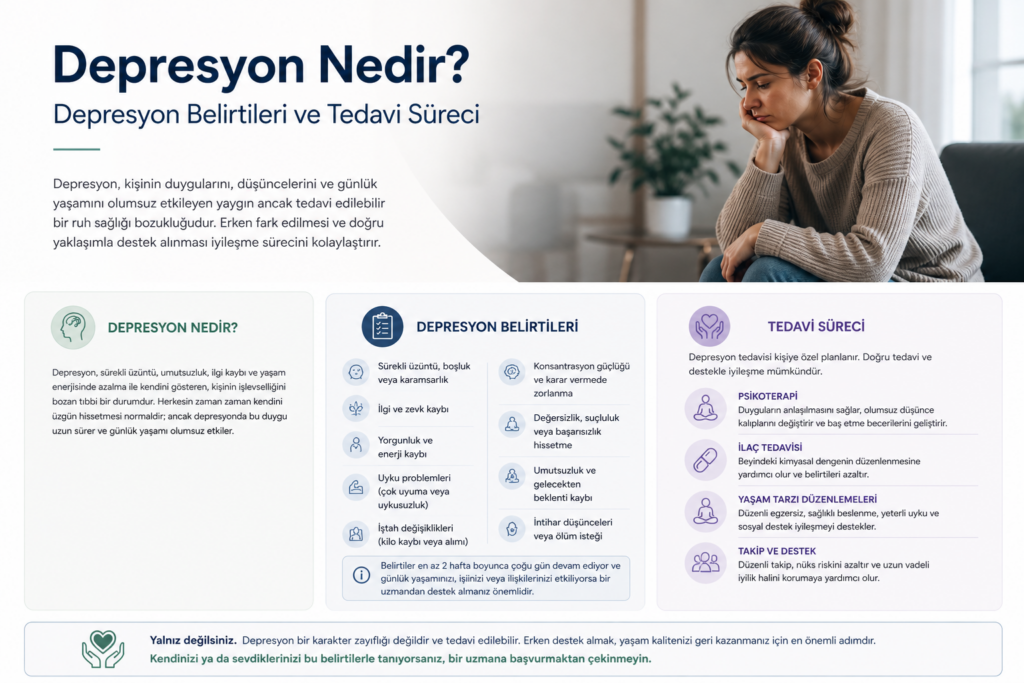 Depresyon Nedir? Depresyon Belirtileri ve Tedavi Süreci
