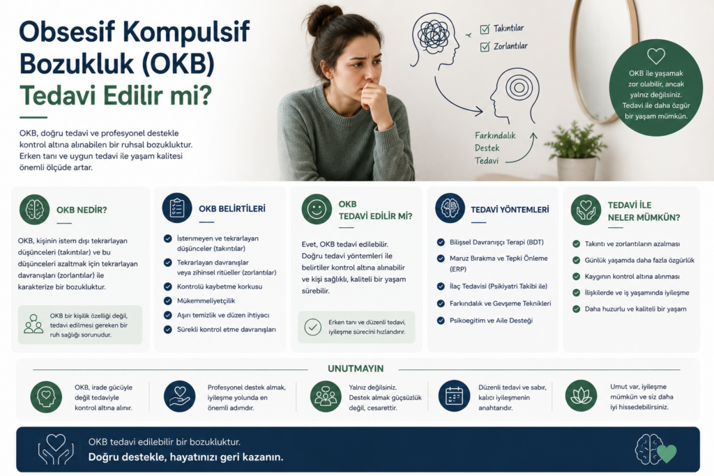 Obsesif Kompulsif Bozukluk (OKB) Nedir? Belirtileri, Nedenleri ve Tedavi Yöntemleri